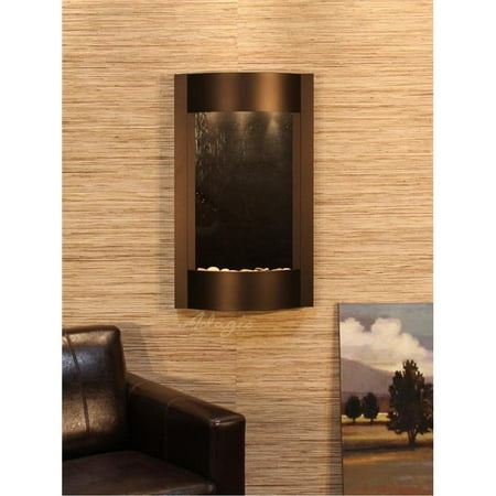 - Adagio SWA3511 Serene Waters Antique Bronze Black Featherstone Wall Fountain
