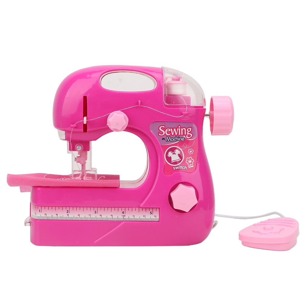 FAGINEY Rose Red Small Household Manual Electric Children Sewing