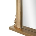 thumbnail image 3 of Head West Arch Antique Brass Ornate Decorative Accent Wall Mirror - 26" x 26", 3 of 9