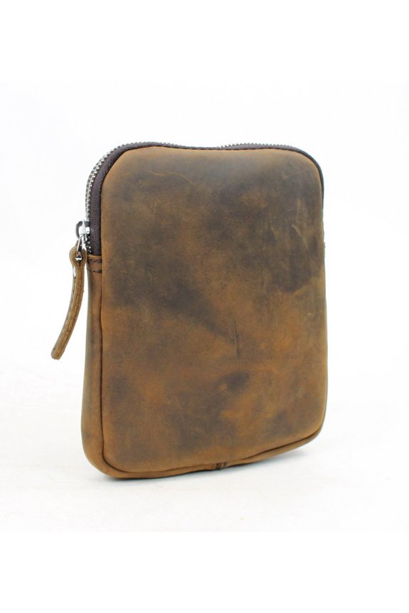 Cowhide Leather Big Pouch LA93VB