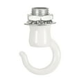 thumbnail image 3 of Uxcell Alloy Ceiling Hook 22mmx28mm for Ceiling Pendant Light Plate White, 3 of 5