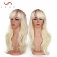 thumbnail image 2 of SEGO Fashion Ombre Long Curly Wave Hair Wigs Heat Resistant Straight Synthetic Hair Wigs For Women, 2 of 6