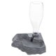 thumbnail image 4 of Alimentador de agua de plástico para reptiles, fuente de agua creativa, suministros para mascotas para tortugas, lagarto (gris), 4 of 6