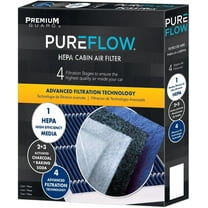 PureFlow HEPA Cabin Air Filter PC4439HX | Fits 2012-2018 Audi A6 Quattro, A7 Quattro, 2012-2022 A6, 2012-2018 A8 Quattro, 2013-2018 S6, S7, 2014-2018 RS7, 2013-2018 S8