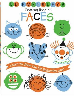Ed Emberley Drawing Book of Faces, Learn to Draw, Paperback, 32
