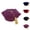 Purple, variant on Doctoral Graduation Tam 6-Sided Doctorate Cap Phd Tam Hats with Gold Bullion Tassel