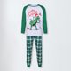thumbnail image 3 of Conjunto de pijama familiar de 2 piezas cuello redondo estampado de dinosaurio cintura elástica traje diario, 3 of 9