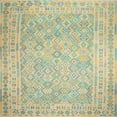 thumbnail image 1 of Ahgly Company Indoor Square Contemporary Sage Green Southwestern Area Rugs, 7' Square, 1 of 6