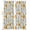 White, variant on Spring Daisy Blackout Curtains for Bedroom/Living Room, Pinch Pleated Black Out Curtains, Country Watercolor Yellow White Floral Leaf Room Darkening Window Drapes with Hooks 2 Panels, 39"x70"