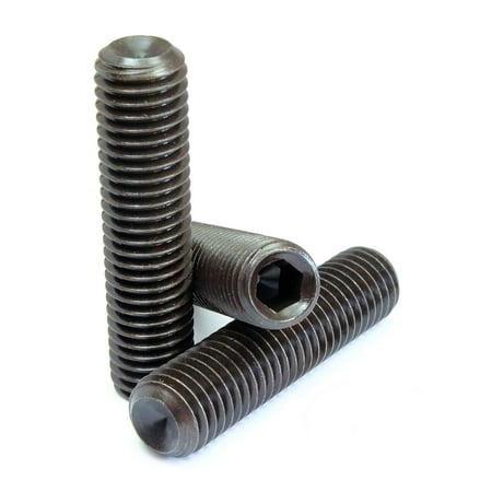 

M8 x 35mm Cup Point Set Screws DIN 916 Alloy Steel Black Oxide 20 Pack