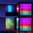 thumbnail image 4 of BT DIY Programming Smart Home APP Curtain Lights RGB Phantom Color Point Control Leather Wire Lights LED Curtain Decoration Light String, 4 of 9