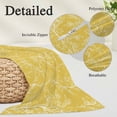 thumbnail image 3 of Yellow Botanical Body Pillow Cover 20 x 60 Inch Decorative Pillow Cover Vintage Floral Plants Branch Lumbar Pillowcase Seasonal Rectangle Cushion Case for Couch Sofa Bed Living Room, 3 of 9