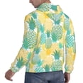 thumbnail image 6 of Naloa Pineapples1 Men's Casual Hooded Collar Drawstring Hoodies Pullover Sweatshirts Casual Long Sleeve Shirts-4X-Large, 6 of 7