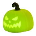 thumbnail image 4 of Lámpara de noche de silicona con forma de calabaza, para mesita de noche, decoración del hogar, luz para habitación de bebé, control táctil. Luz colorida, 4 of 9