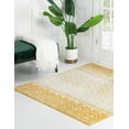 thumbnail image 3 of Rugs.com Moroccan Trellis Collection Rug – 6 Ft Square Ivory And Yellow Medium Rug Perfect For Living Rooms, Kitchens, Entryways, 3 of 5