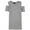Grey - ltheathergrey, variant on 1.STATE Womens Cold-Shoulder Basic T-Shirt, Grey, X-Small