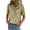 Yellow02, variant on Dwralegc Women's Clothing Button Down V Neck Shirts Business Work Casual Outfits Dressy Solid Color Summer Spring Short Sleeve Top Yellow 2XL