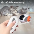 thumbnail image 3 of Remote Control Smart Electric Cat Toy,Interactive Cat Toys for Indoor Cats,Gravity Automatic Mobile Car Toy,Cat Mouse Toys,Moving Cat Toy, USB Rechargeable (Orange), 3 of 7