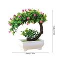 thumbnail image 3 of SHIMELE Artificial Bonsai Tree Decor, Mini Fake Plants, Faux Potted Greenery, Artificial Desk Plant, Small Indoor Decorative Plant, Tabletop Home Office Bedroom Living Room Decoration, 3 of 6