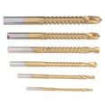 thumbnail image 2 of Brocas helicoidales HSS, 6 piezas Taladro dentado para carpintería Broca dentada Brocas helicoidales Tecnología innovadora, 2 of 14
