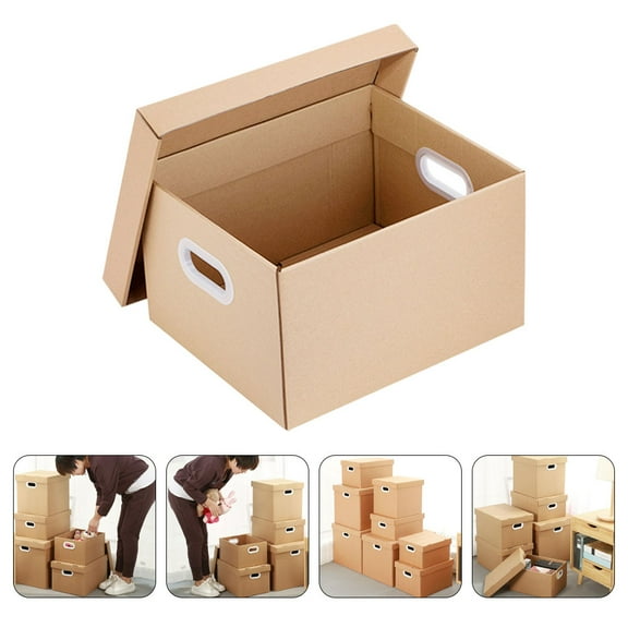 DECORNIJIA Desk Organizer Khaki 1Pcs 18.9X14.2In