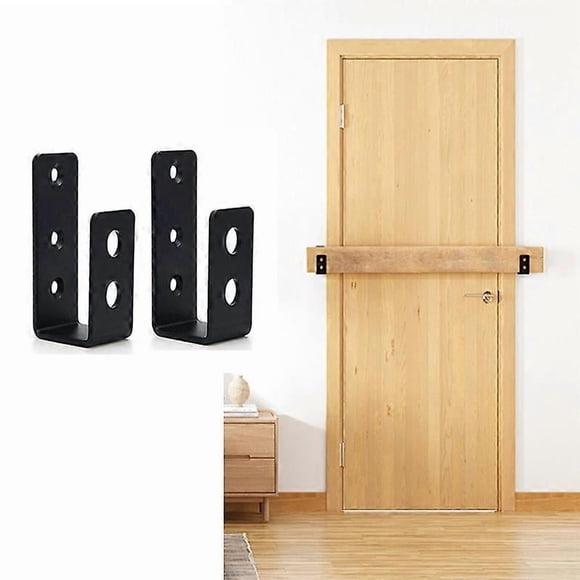 2x4 Door Barricade Brackets Security Bar U Bracket Heavy Duty D