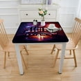 thumbnail image 3 of BANET Tablecloth & Tablecloths, July 4 Polyester Table Cloth Table Cover for Dining/Party/Wedding and Gemetry White, 3 of 7