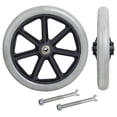 thumbnail image 2 of fastboy 2x Roues avant 8 Pouces Roulettes Durables pour Fauteuils Roulants Déambulateurs Gris 8 Pouces, 2 of 6
