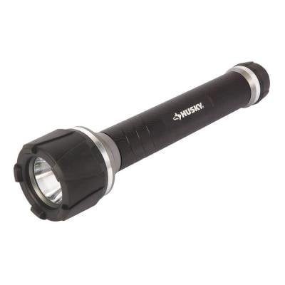 husky 650 lumen high power unbreakable aluminum flashlight