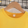 thumbnail image 6 of Larisalt Kids Girls Elegant Dress for Summer Ribbed Ruffle Butterfly Print Dresses Toddler Baby Girl Party Dress, 6 of 6
