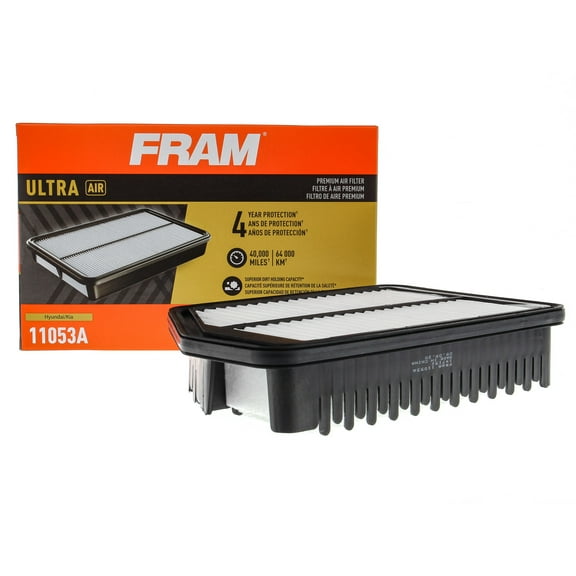 FRAM Ultra Air XGA11053A, Premium Engine Air Filter, Replacement Filter for Select Hyundai and Kia Vehicles Fits select: 2012-2016 HYUNDAI ELANTRA, 2013-2018 KIA FORTE