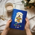 thumbnail image 3 of Autism Awareness Great Pyrenees Accept Understand Love Spiral Bound Journal Pyr Dog Lover 5x7in Spiral Notebook - 12003, 3 of 5