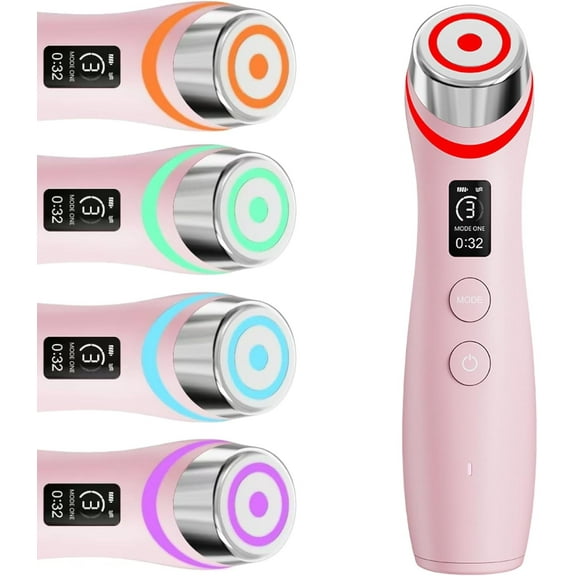 New Upgraded 6 in1 Facial Beauty Machine Handheld LED Anti-Wrinkle Device Wrinkle Removal Anti-Aging