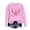 Pink, variant on Women Breast Cancer Awareness Sweatshirt Pink Ribbon Inspirational Tops Casual Long Sleeve Fall Winter Pullover Pink,M