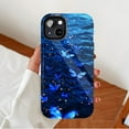 thumbnail image 2 of Dreamy Blue Butterfly Water Ripple Phone Case for iPhone 11/12/13/14/15/16 (Pro Max/Plus) | Enchanting Design for Art Lovers, 2 of 9