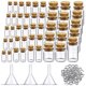 thumbnail image 1 of Botellas de vidrio Sherli, 45 unidades, pequeñas, con tapones de corcho, 0,5 a 10 ml, 1 of 7