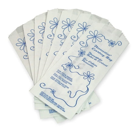 Hospeco NEC-500 Feminine Hygiene Convenience Disposal Bag  3  X 8   White  500/carton