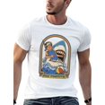 thumbnail image 4 of T-Shirt Featuring Funny Shark & Diver “Stay Positive” Design, 4 of 11