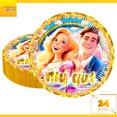 thumbnail image 2 of 24Pz Plato De Cartón Premium Pastelero De Personajes My girl viajando, 2 of 4
