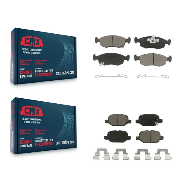 CMX Front Rear Ceramic Brake Pads Kit for Car Fiat 500 KCX-100206