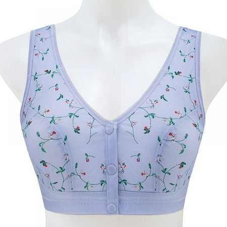 

Xmarks Front Closure Sports Bras Women Cotton Ultra Soft Cup Front Closure Cotton Sports Bras for Women Girls