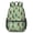 Bigfoot and Feather, variant on Bigfoot and Feather Green Pattern 17" School Backpacks for Teens,Waterproof Oxford Fabric,S-Shape Padded Straps for School,Travel,Hiking,Camping