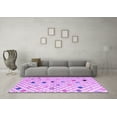 thumbnail image 3 of Ahgly Company Indoor Rectangle Solid Purple Modern Area Rugs, 2' x 3', 3 of 4
