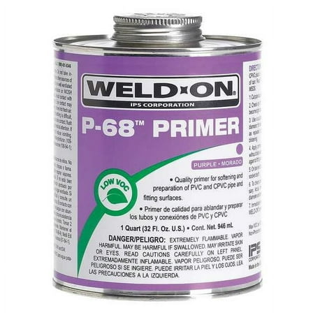 Weld-On P-68 Primer PVC/CPVC Quart 13991