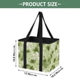 thumbnail image 2 of Collapsible Car Trunk Organizer with Handles 600D Oxford for Car Kitchen and Home Storage, White Flowers 13× 10.2×10.8inch, 2 of 6