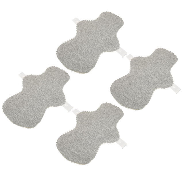 4 protectores de tela para bragas con grafeno, absorción de agua, transpirables, a prueba de fugas, lavables y reutilizables, para mujeres, talla L