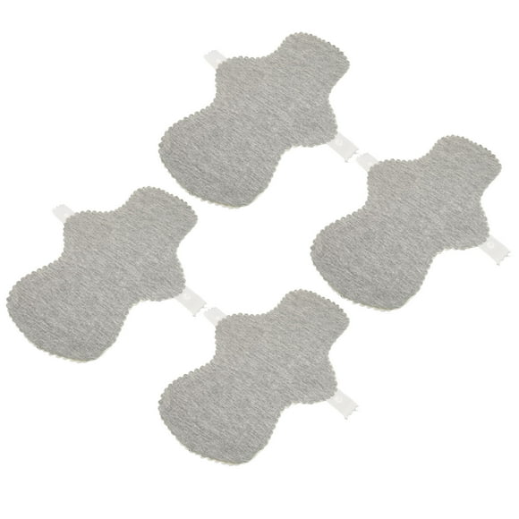 4 protectores de tela para bragas con grafeno, absorción de agua, transpirables, a prueba de fugas, lavables y reutilizables, para mujeres, talla L