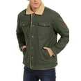 thumbnail image 2 of TACVASEN Men's Winter Sherpa Lined Jacket Warm Trucker Coat Multi Pocket Army Green L, 2 of 5