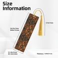 thumbnail image 3 of Kdxio Daisies Print Metal Tassel Bookmarks,Perfect Gift for Art Lovers and Bookworms Metal Bookmarks for Women, 3 of 8