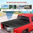 thumbnail image 4 of Pinypikaka Hard Folding Truck Bed Tonneau Cover for FordMaverick 4.6ft Bed Hard Tri-fold Tonneau Cover Compatible with 2022-2023, 4 of 4